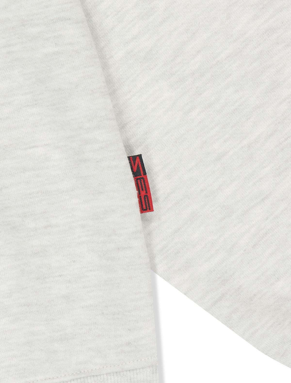 예스아이씨(YESEYESEE) [25FW] Y.E.S Snail Logo Zip-up Hoodie Light Grey