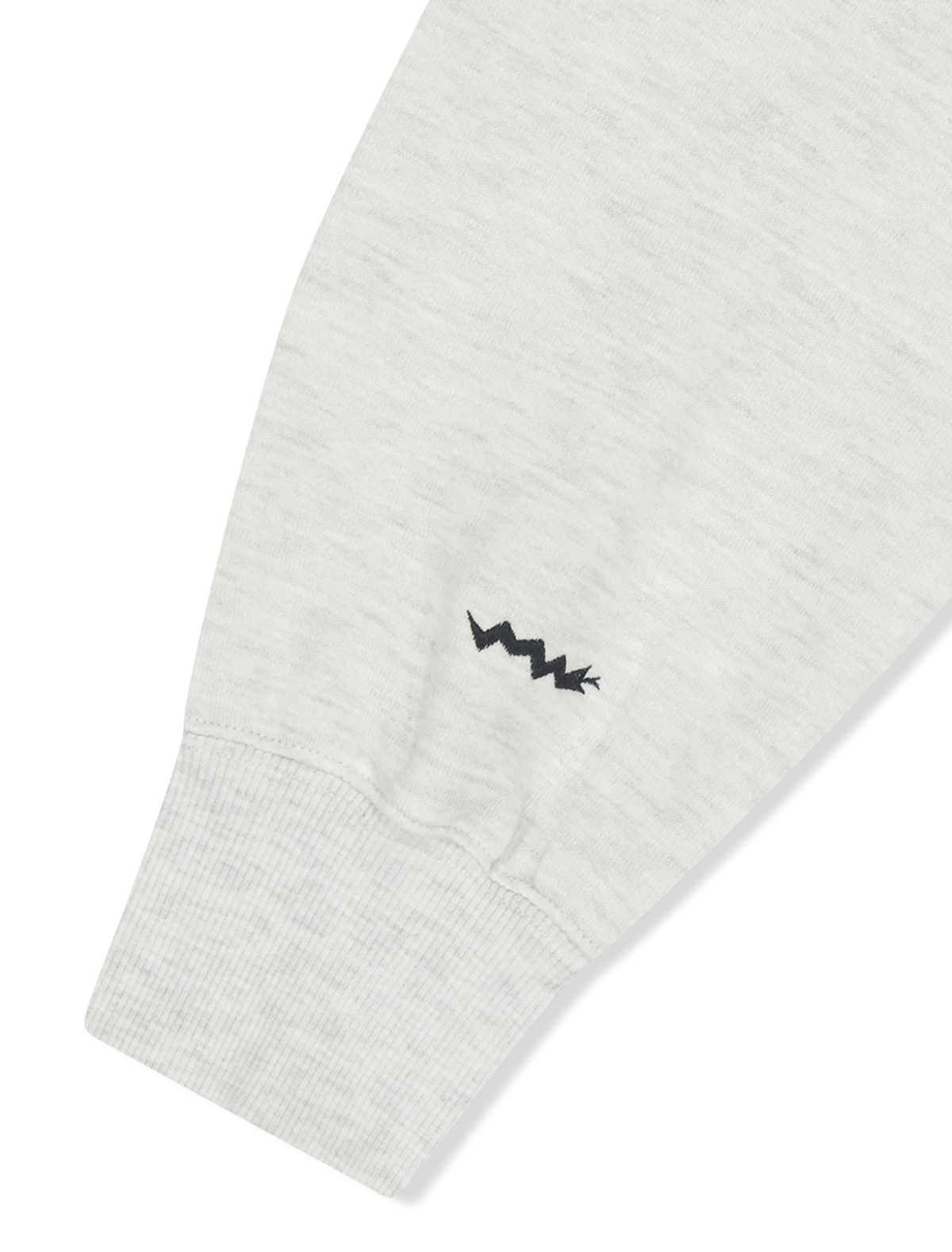 예스아이씨(YESEYESEE) [25FW] Y.E.S Snail Logo Zip-up Hoodie Light Grey