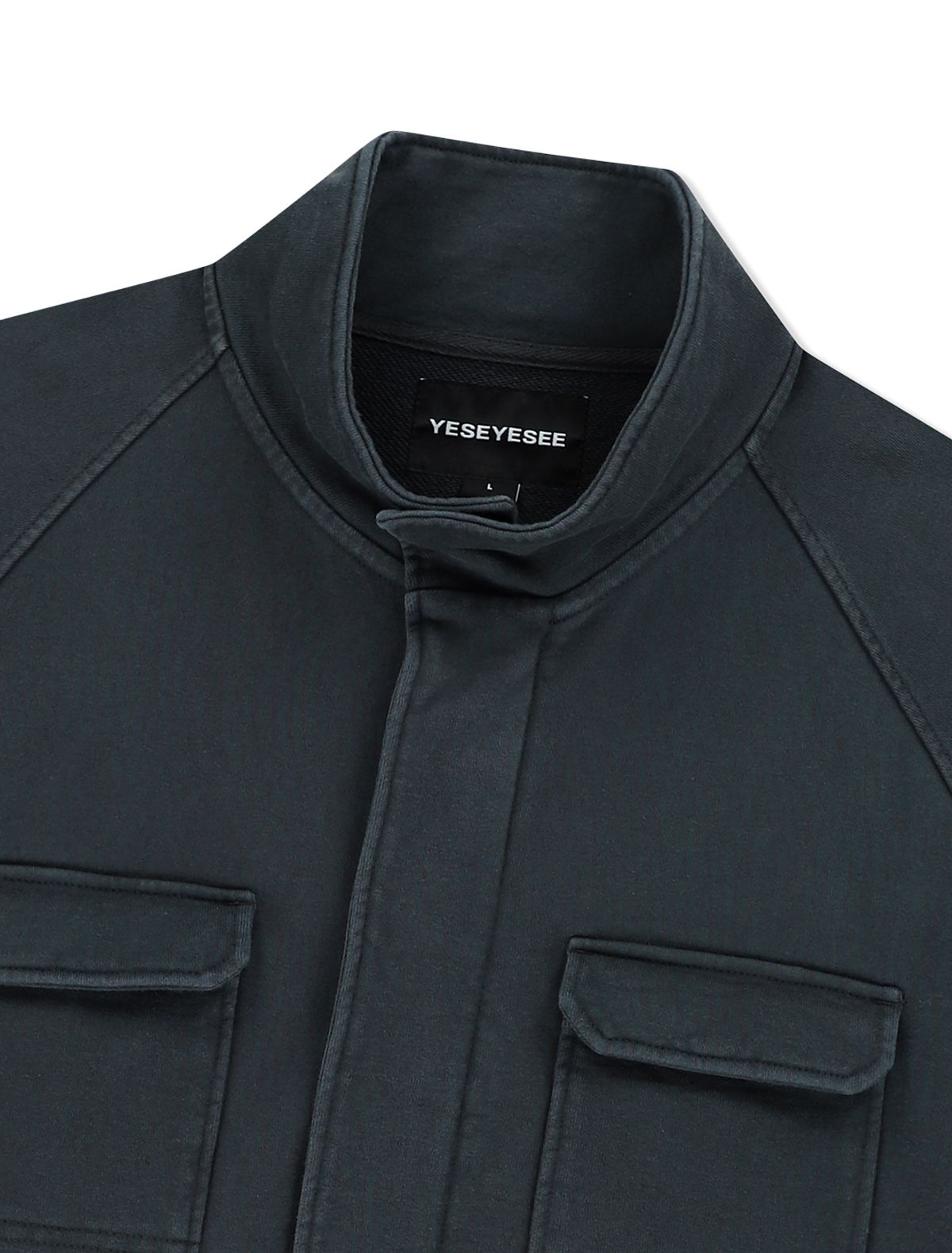 예스아이씨(YESEYESEE) Y.E.S Zip Sweat Jacket Charcoal
