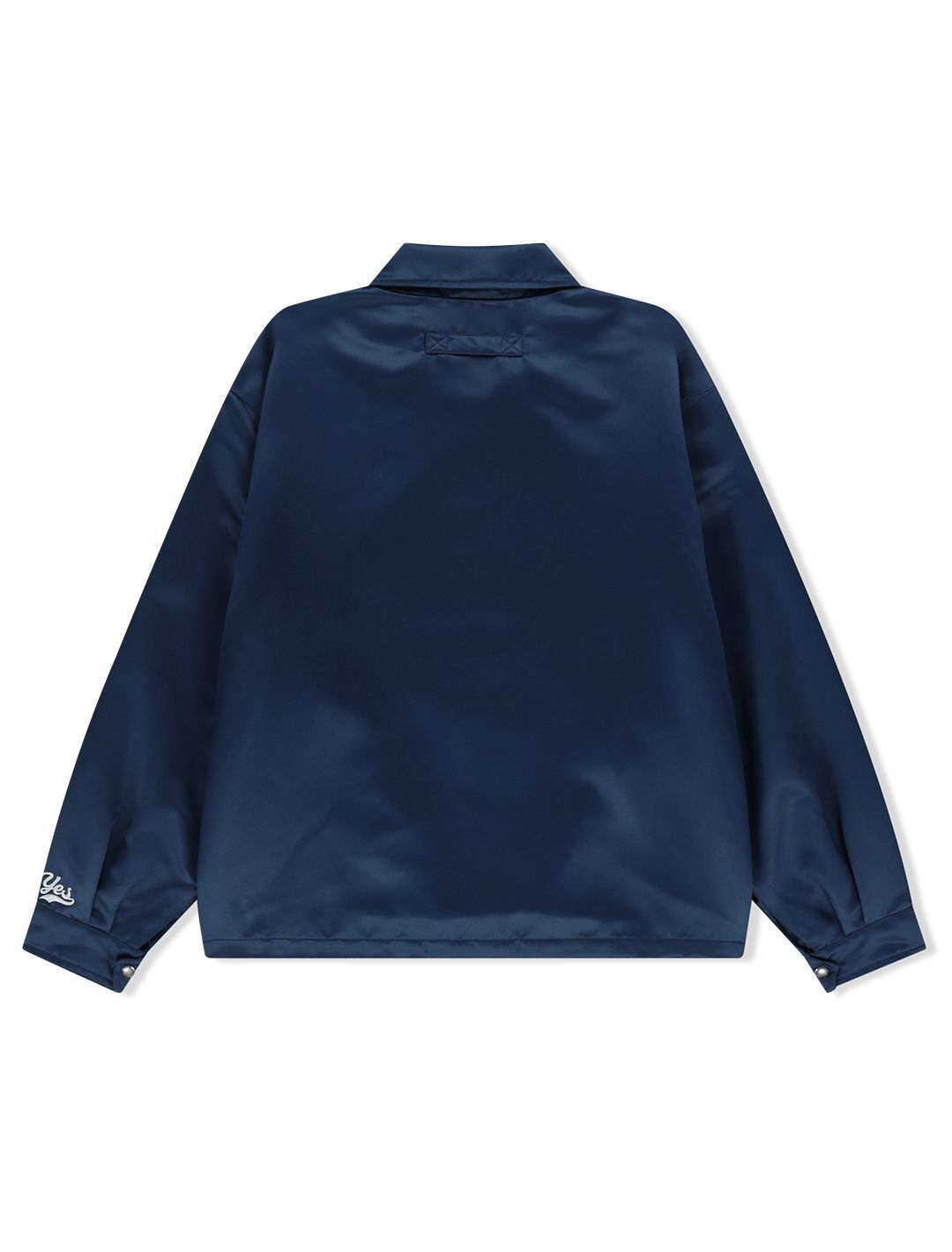 MUSINSA公式 | YESEYESEE Chain Stitch Logo Coach Jacket Navy