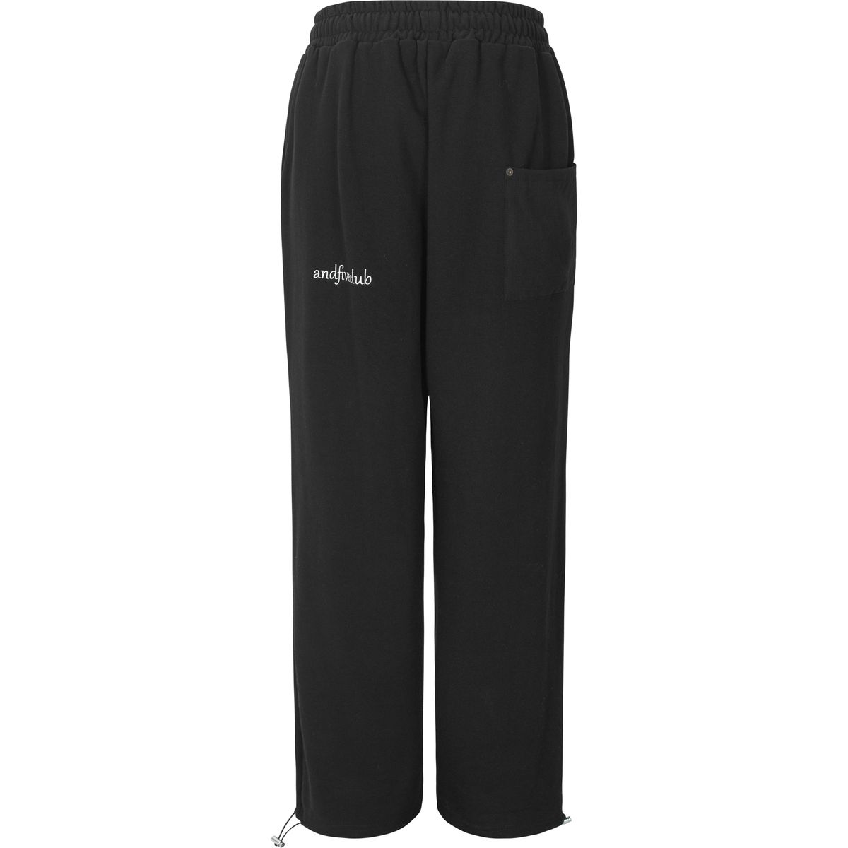 엔드파이브클럽(ANDFIVECLUB) rivet over-sweatpants [black]
