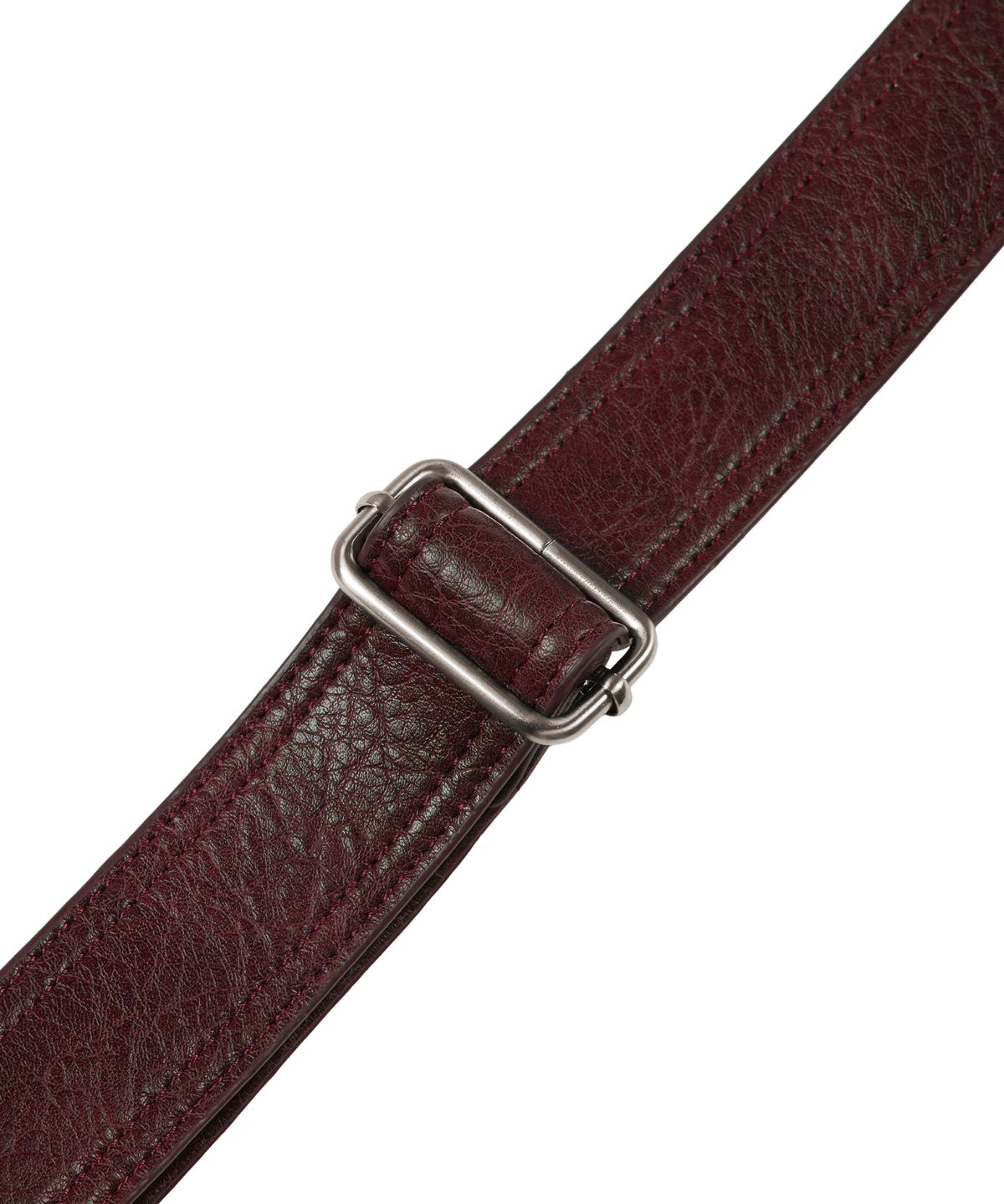 이우가마카라스(IUGAMAKARAS) Studded Leather Shoulder Bag (Burgundy)
