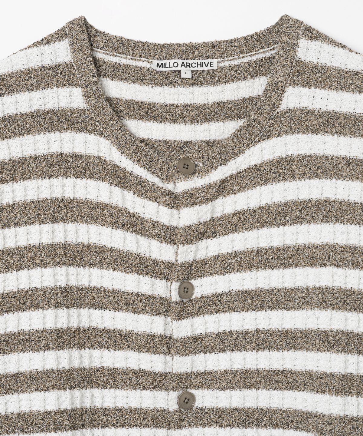 밀로 아카이브(MILLO ARCHIVE) 시스템 라인 가디건 [코코아]