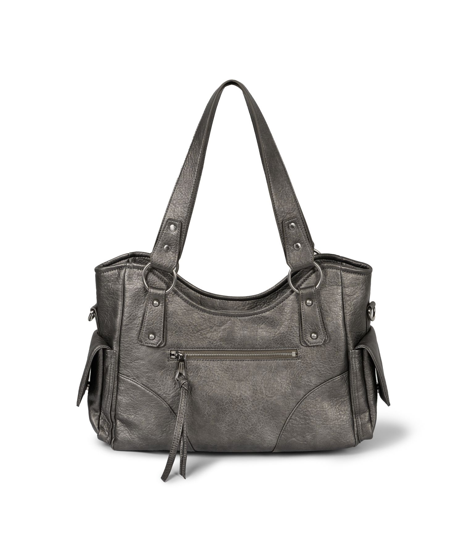 IUGAMAKARAS☆大人気☆男女兼用☆Studded Leather Shoulder Bag