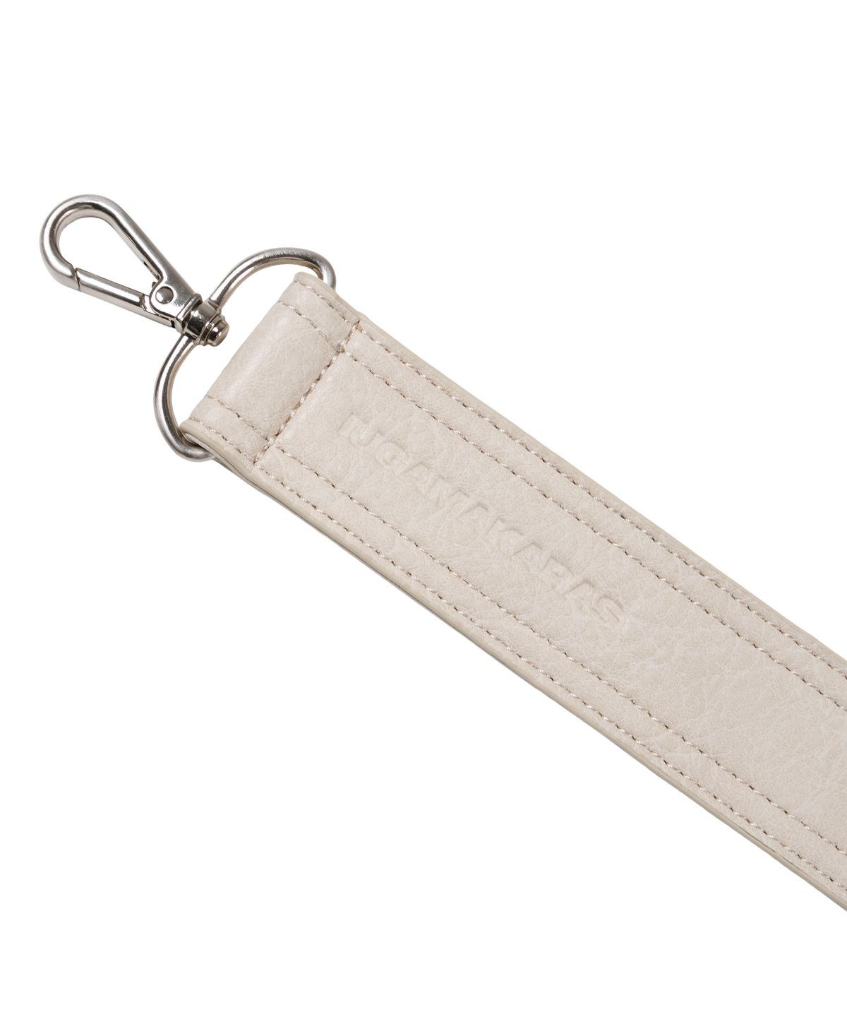 이우가마카라스(IUGAMAKARAS) Studded Leather Shoulder Bag (Cream)
