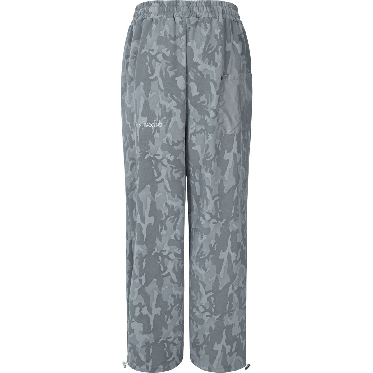 엔드파이브클럽(ANDFIVECLUB) rivet over-sweatpants [greycamo]