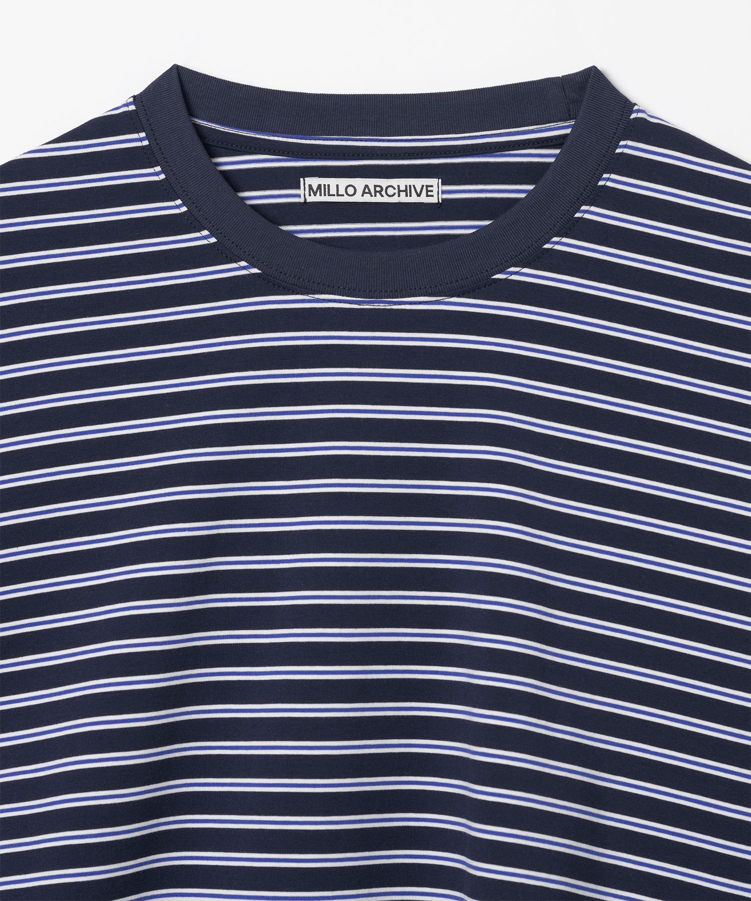 MUSINSA公式 | MILLO ARCHIVE Layered Stripe Long Sleeve [Blue]