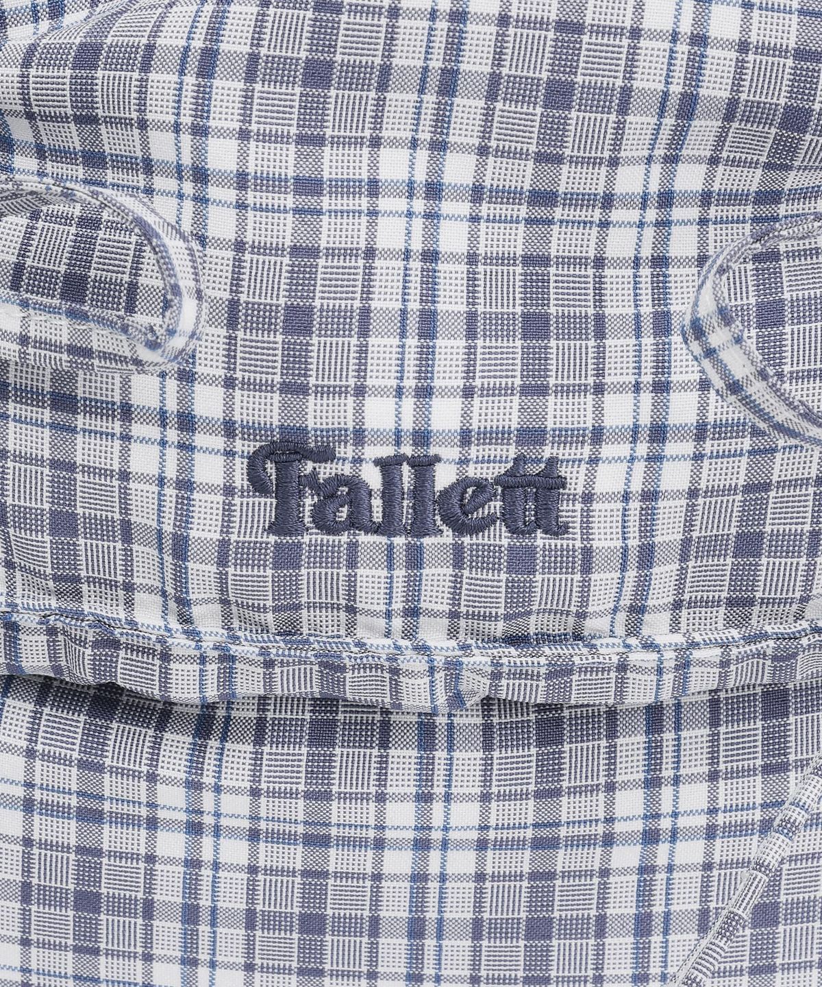 팔렛(FALLETT) 더블 리본 셔링백 블루