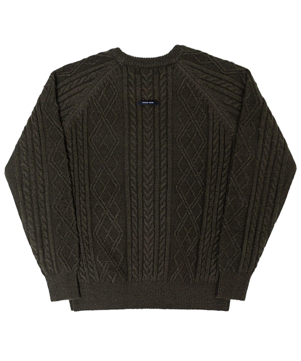 스트라이크(STRIKE) 로프 스티치 니트 스웨터 Rope Stitch Knit Sweater (3 Colors)