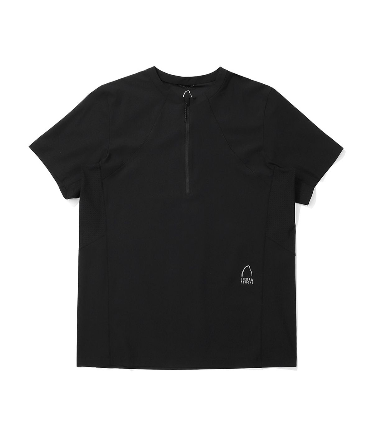 시에라디자인(SIERRA DESIGNS) 플린트(FLINT) 반집업 티셔츠 BLACK