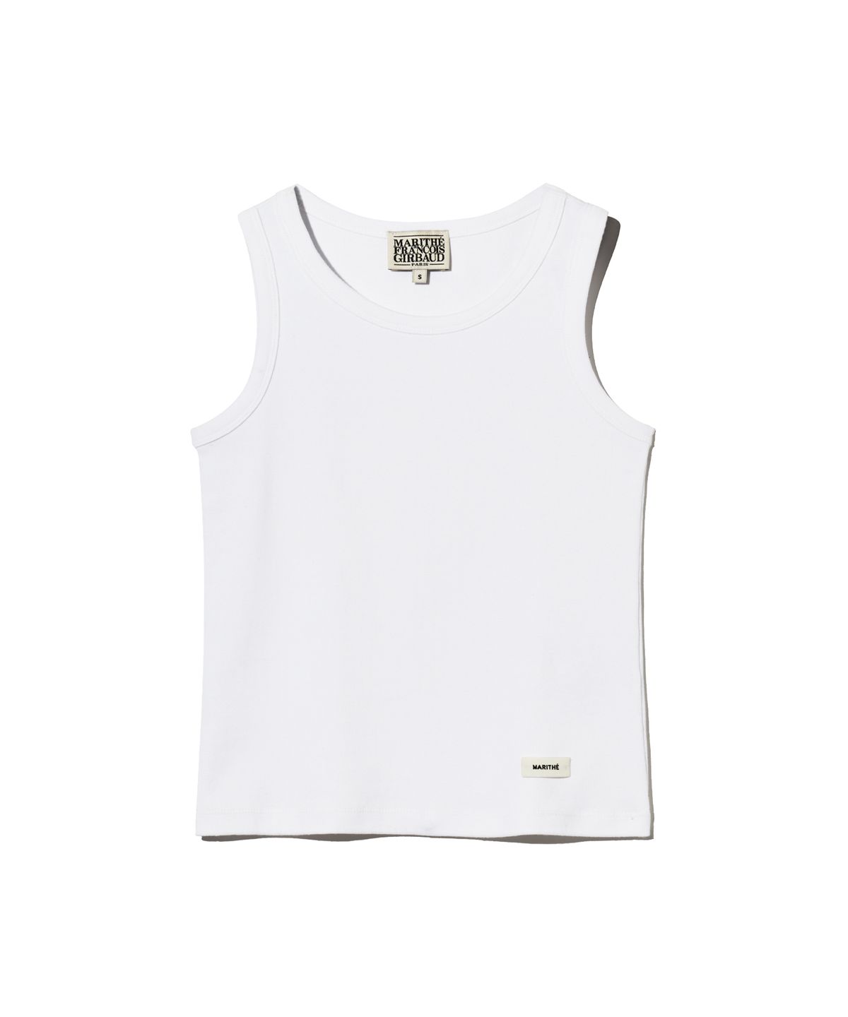 마리떼 프랑소와 저버(MARITHÉ + FRANҪOIS GIRBAUD) W BASIC SLEEVELESS white