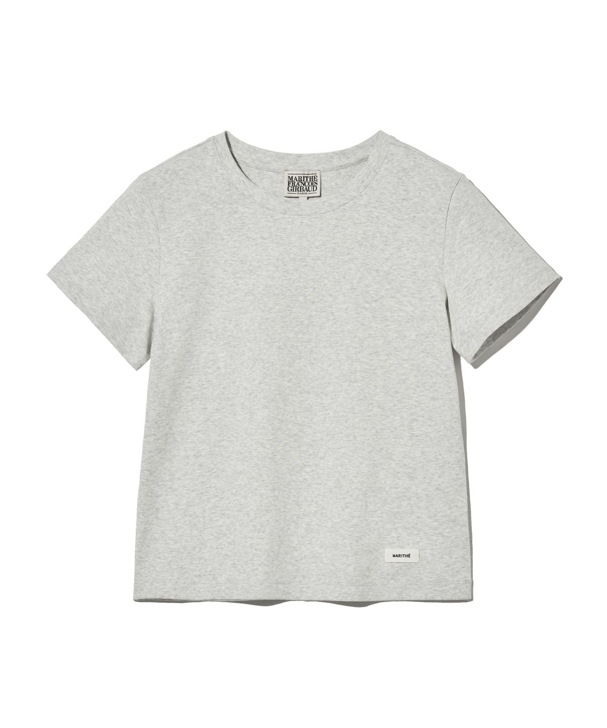 마리떼 프랑소와 저버(MARITHÉ + FRANҪOIS GIRBAUD) W BASIC TEE light heather gray