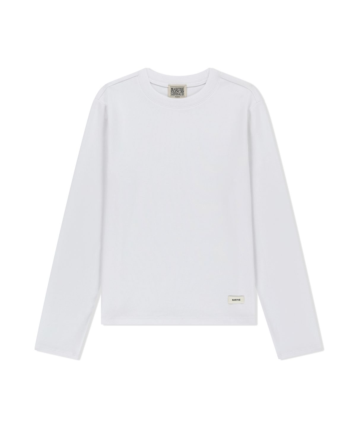마리떼 프랑소와 저버(MARITHÉ + FRANҪOIS GIRBAUD) W BASIC LONG SLEEVE white