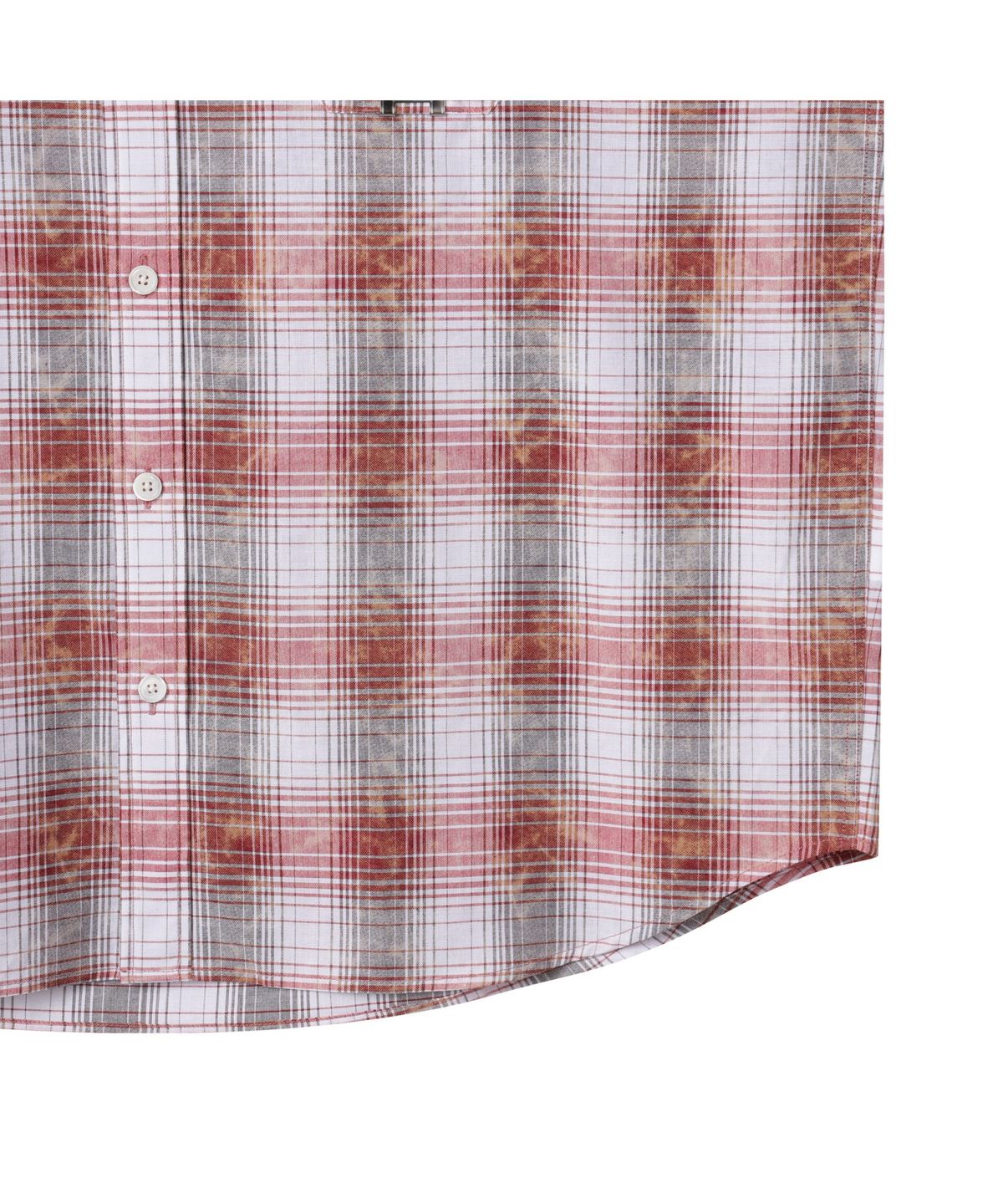 커스텀멜로우(CUSTOMELLOW) Red Vintage Dyed Check Shirt_CWSAM25214REX