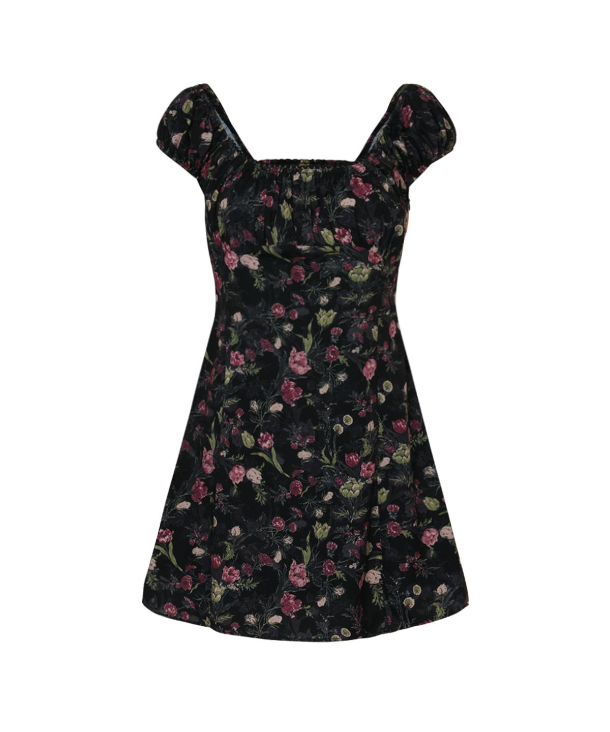 루루서울(LOULOUSEOUL) Urban Dream Mini Dress (Black)