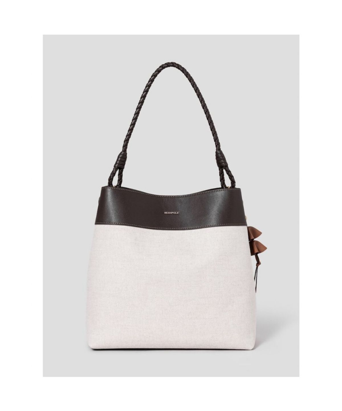 빈폴 액세서리(BEANPOLE ACCESSORY) 레이나 루프 핸들 숄더백 - 브라운