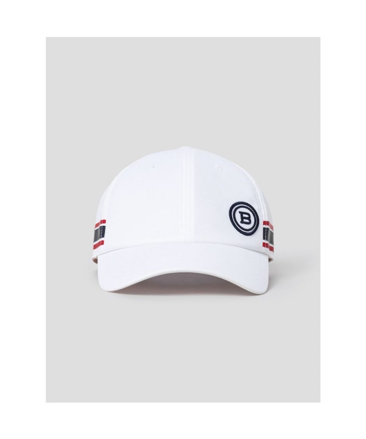 빈폴 액세서리(BEANPOLE ACCESSORY) 여성 스트라이프 포인트 볼캡 - 화이트