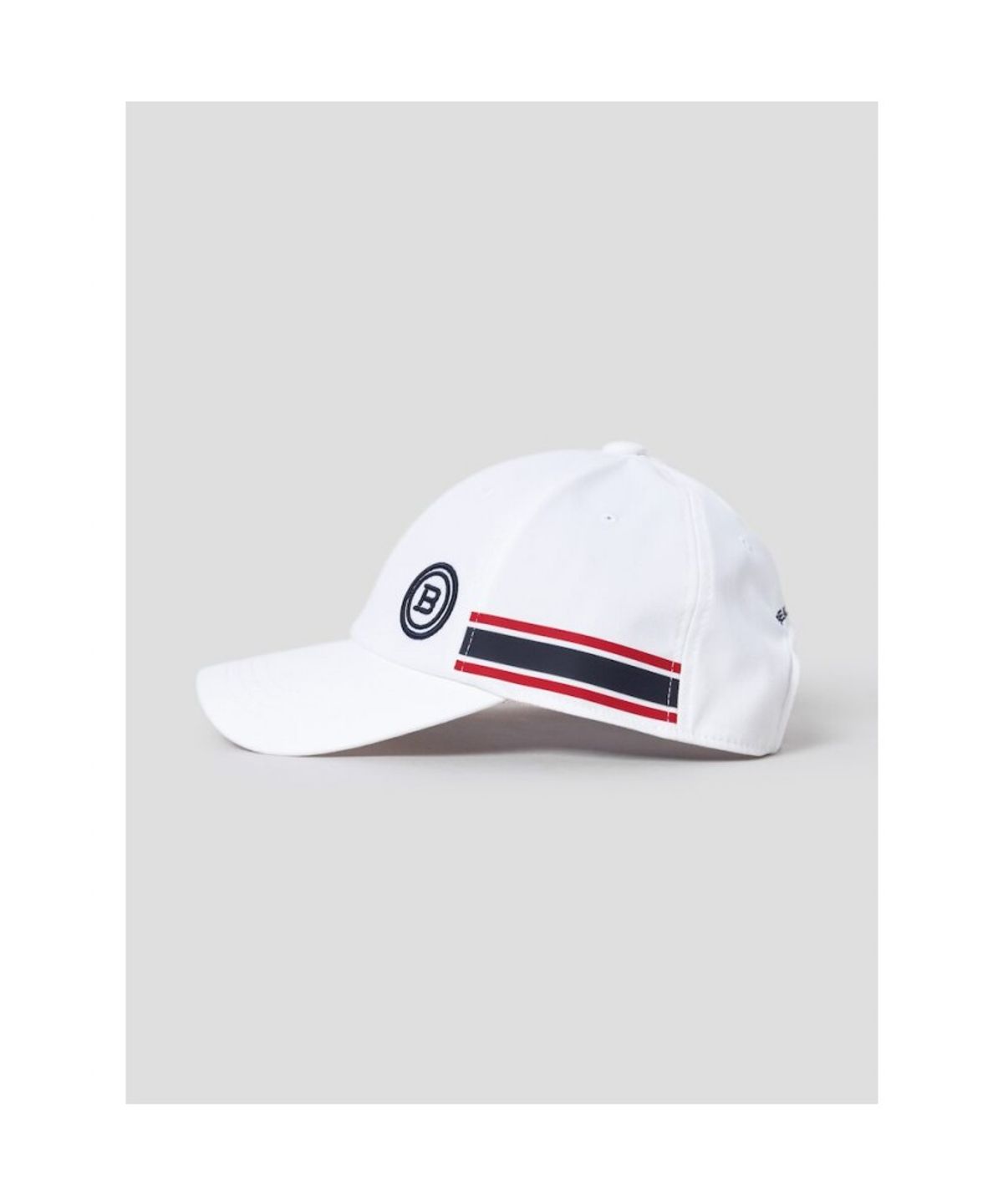 빈폴 액세서리(BEANPOLE ACCESSORY) 여성 스트라이프 포인트 볼캡 - 화이트