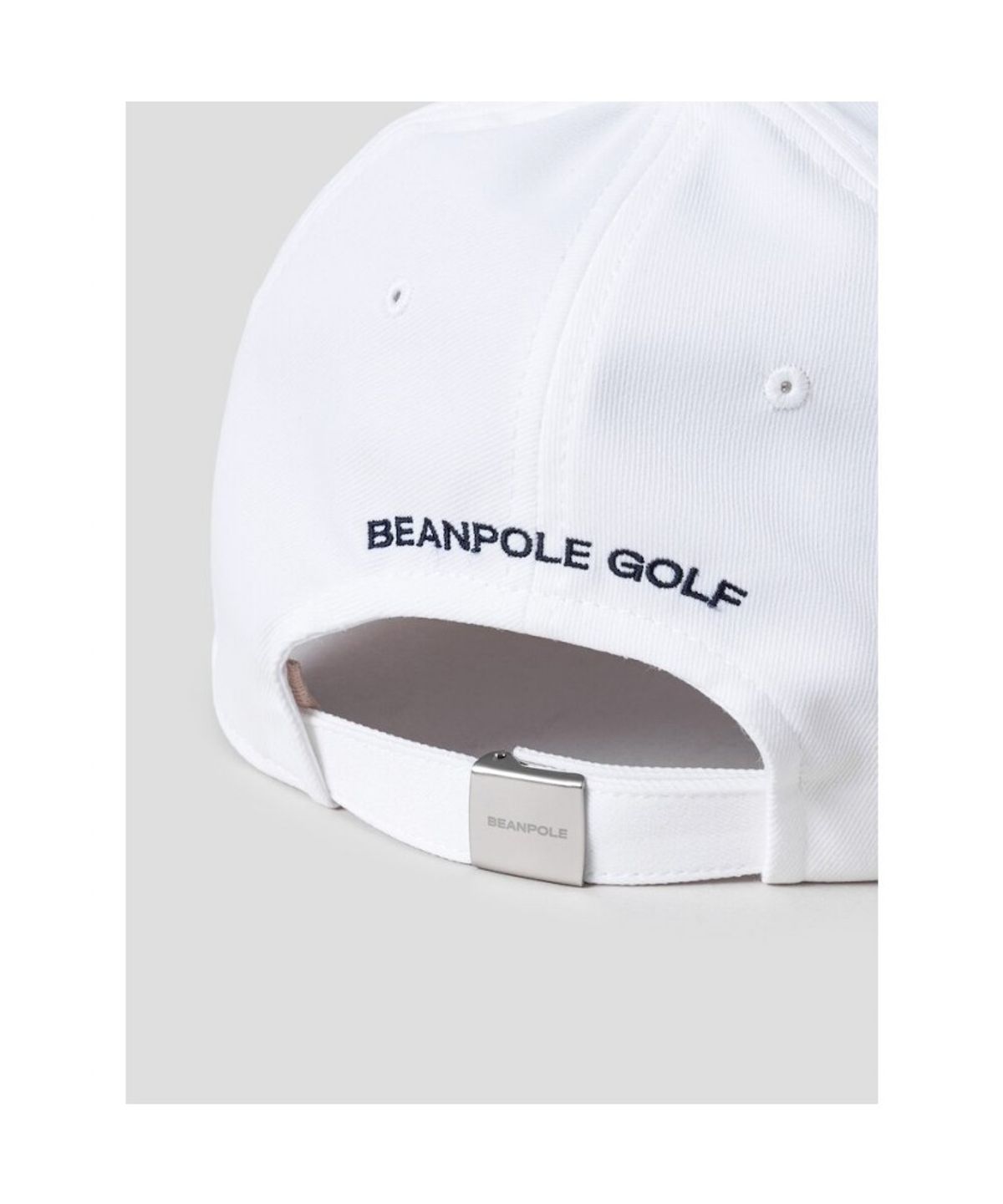 빈폴 액세서리(BEANPOLE ACCESSORY) 여성 스트라이프 포인트 볼캡 - 화이트