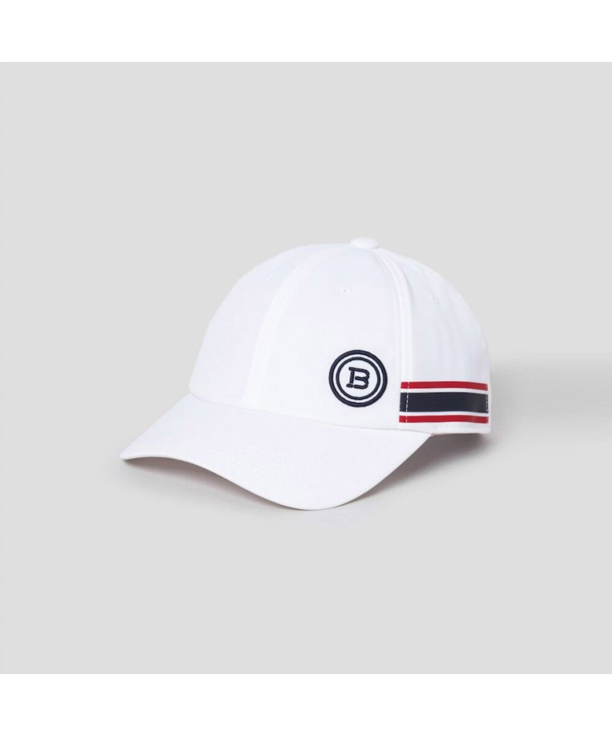 빈폴 액세서리(BEANPOLE ACCESSORY) 여성 스트라이프 포인트 볼캡 - 화이트