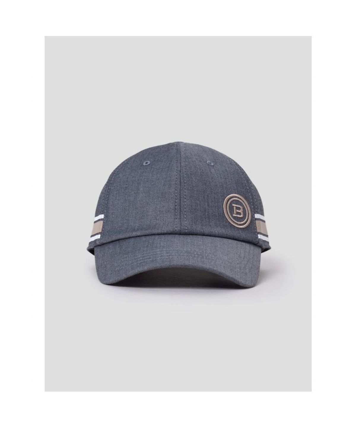 빈폴 액세서리(BEANPOLE ACCESSORY) 여성 스트라이프 포인트 볼캡 - 네이비