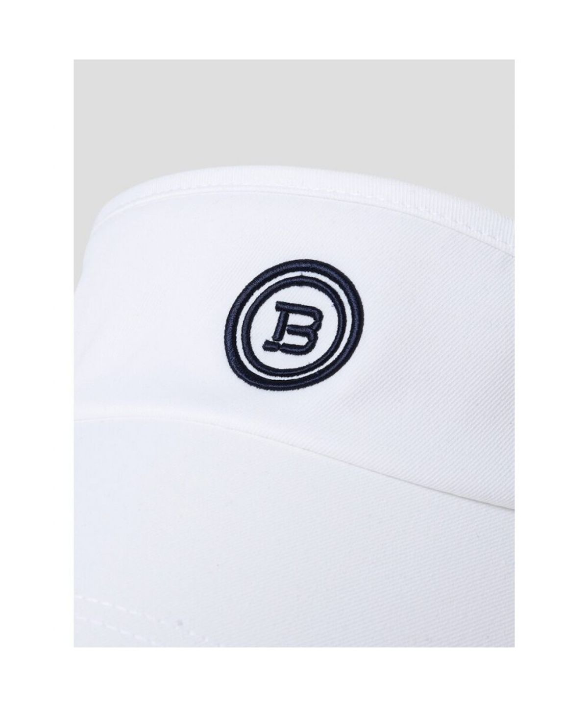 빈폴 액세서리(BEANPOLE ACCESSORY) 여성 스트라이프 포인트 썬바이저 - 화이트