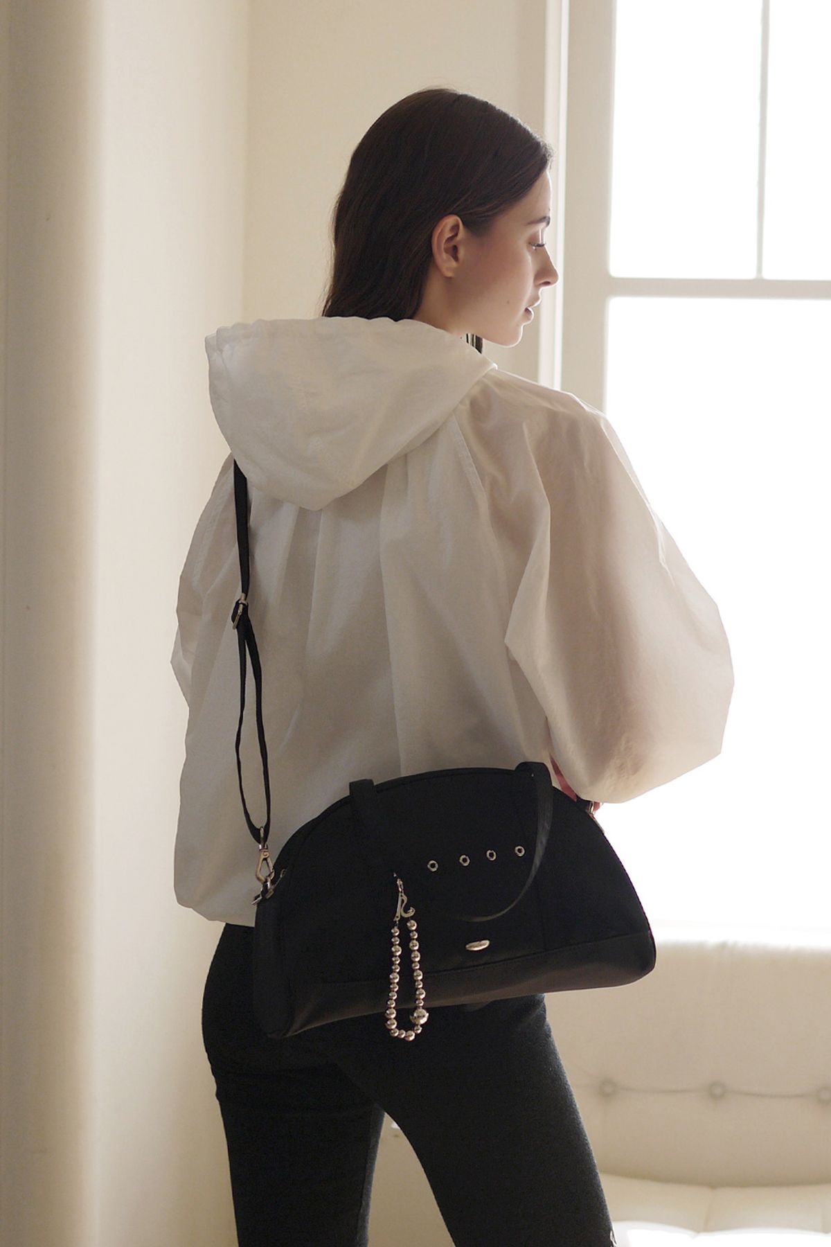 애프터아워즈(AFTERHOURS) UTILITY ARCH MINI DUFFLE BAG (BLACK)