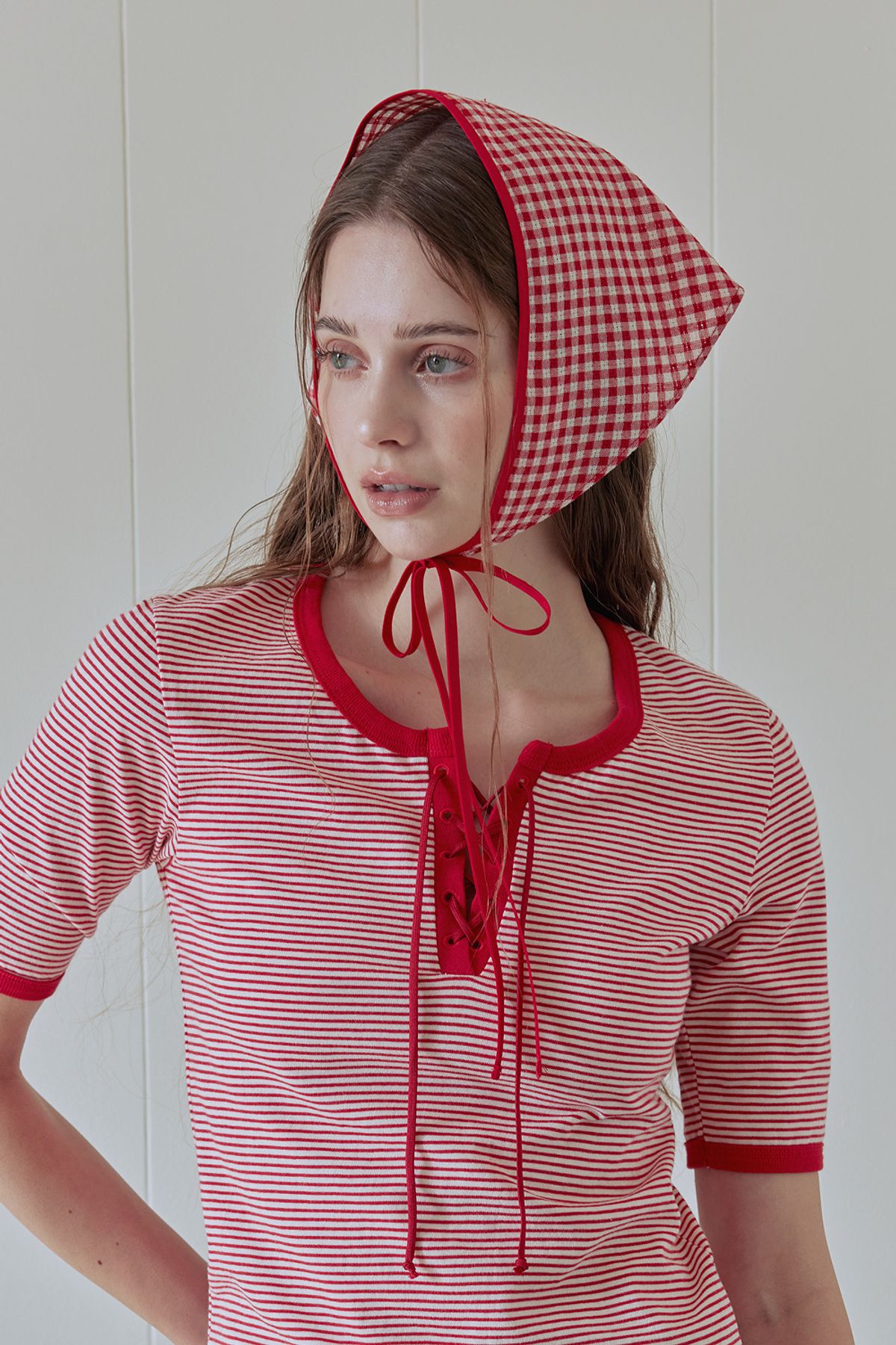 애프터아워즈(AFTERHOURS) TRIANGLE KERCHIEF (RED)