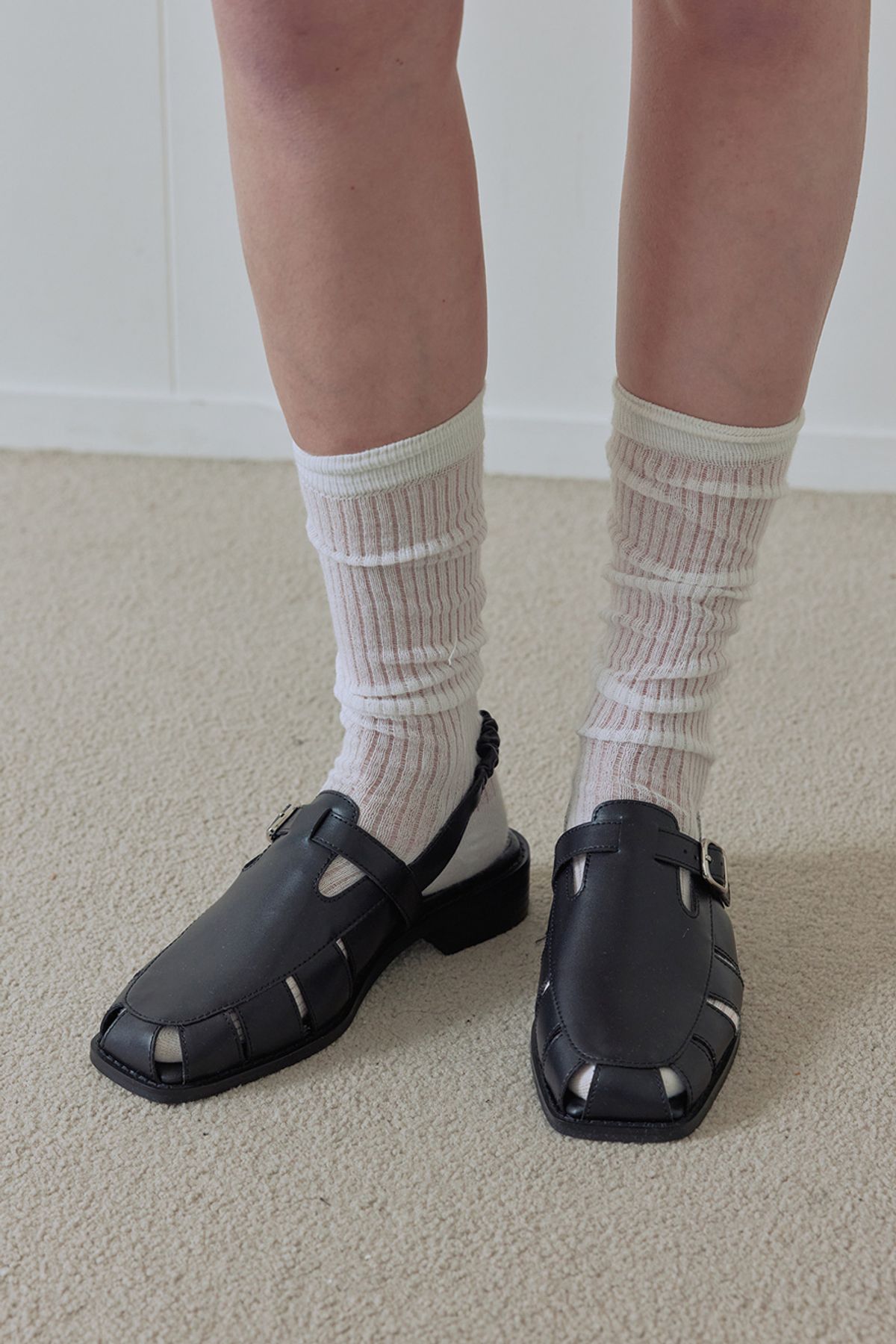 애프터아워즈(AFTERHOURS) FISHERMAN SANDAL (BLACK)