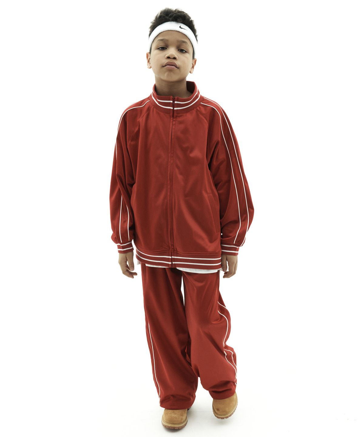 테이크이지 키즈(TAKEASY KIDS) 라인 트랙 셋업 (레드)