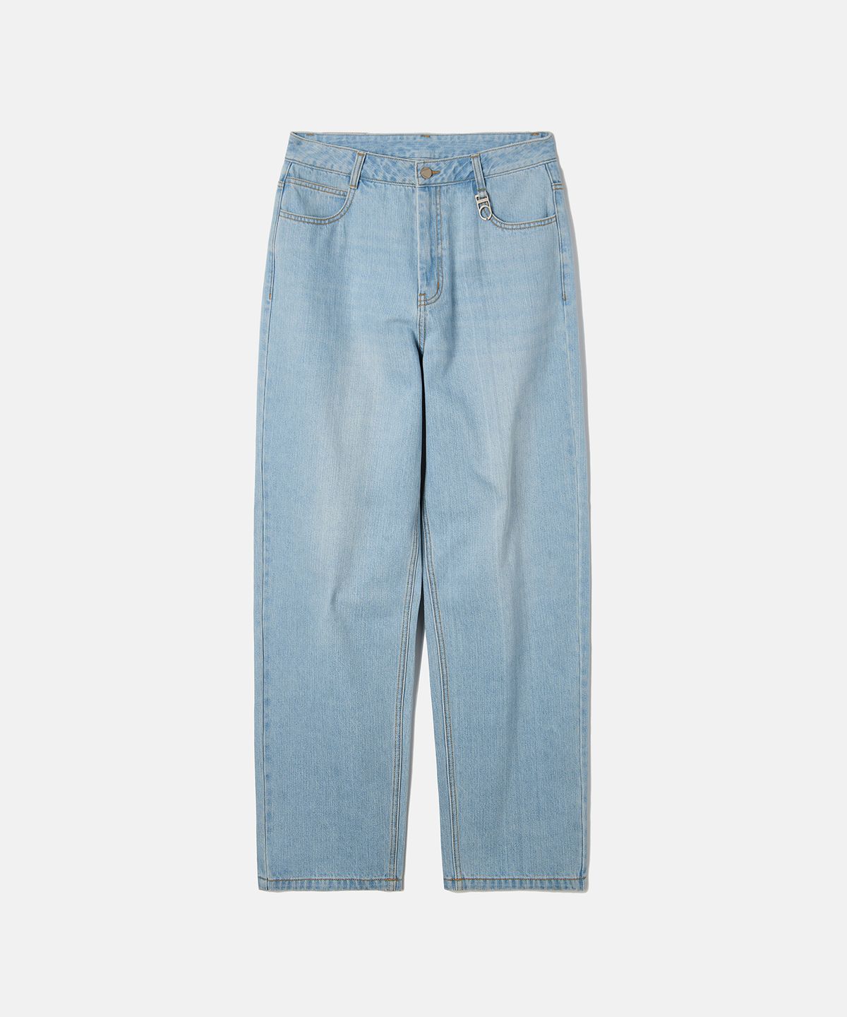 디써티원(DTHIRTYONE) (WOMAN) Wide Straight Denim Pants (Bleach Blue)