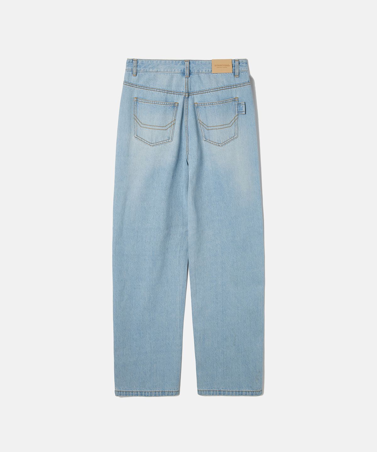 디써티원(DTHIRTYONE) (WOMAN) Wide Straight Denim Pants (Bleach Blue)