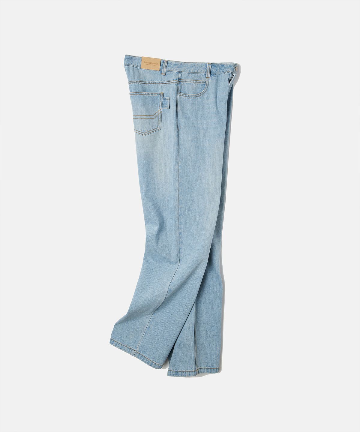 디써티원(DTHIRTYONE) (WOMAN) Wide Straight Denim Pants (Bleach Blue)