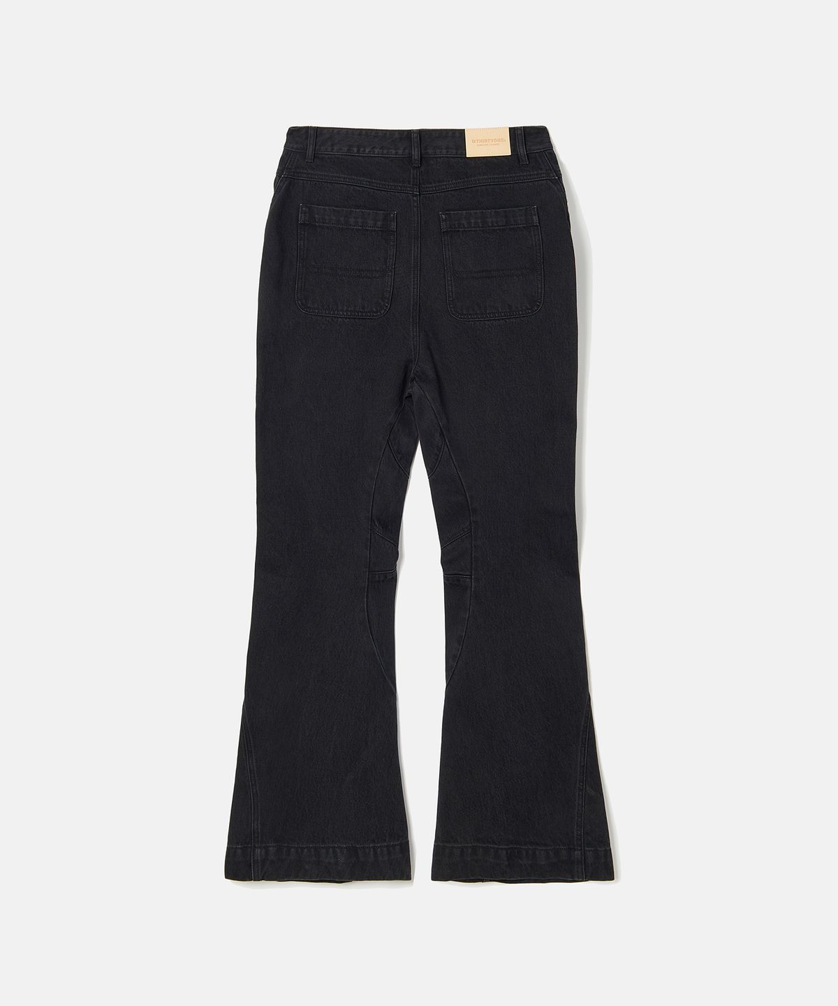디써티원(DTHIRTYONE) (WOMAN) Biker Denim Pants (Washed Black)
