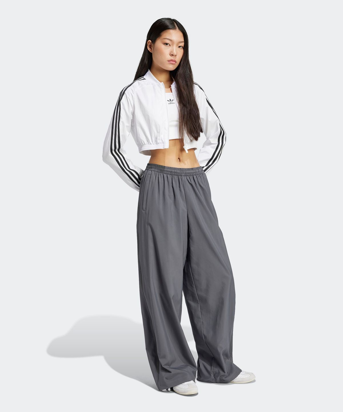 아디다스(ADIDAS) ADILENIUM 3 집 트랙 팬츠 - 그레이 / JY8880