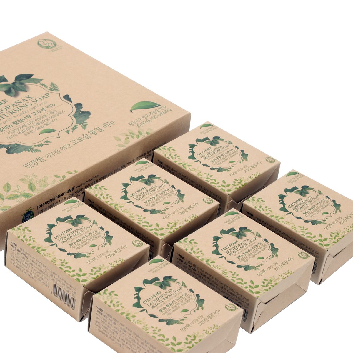 황칠가(HWANGCHILGA) 셀리뉴 덴드로파낙스 모이스춰라이징 솝 (100g*6개)/황칠발효비누
