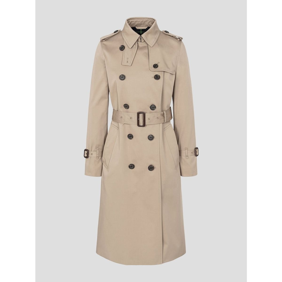 빈폴 레이디스(BEANPOLE LADIES) [Essential] 롱 트렌치 코트  베이지 (BF523TE01A)