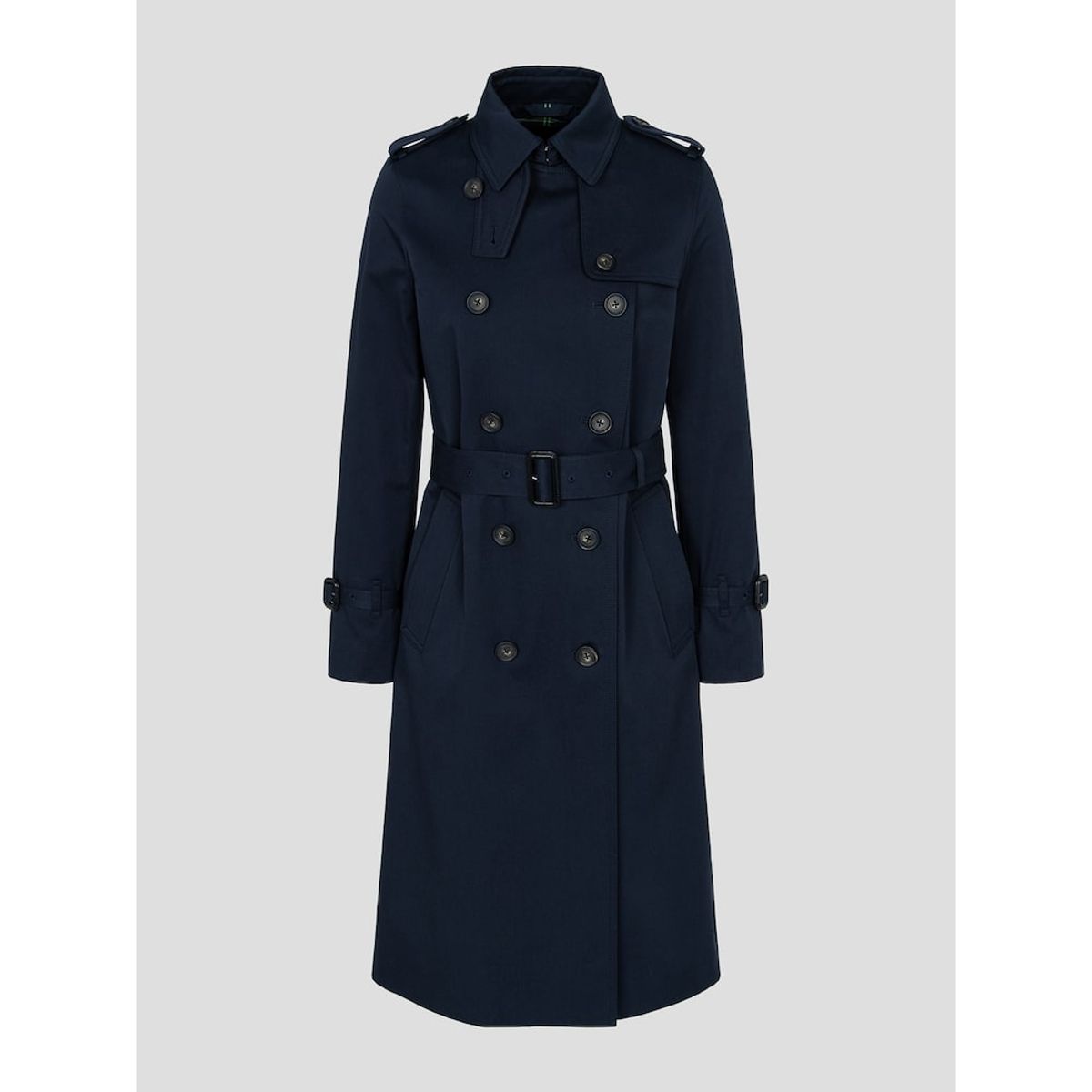 빈폴 레이디스(BEANPOLE LADIES) [Essential] 롱 트렌치 코트  네이비 (BF523TE01R)