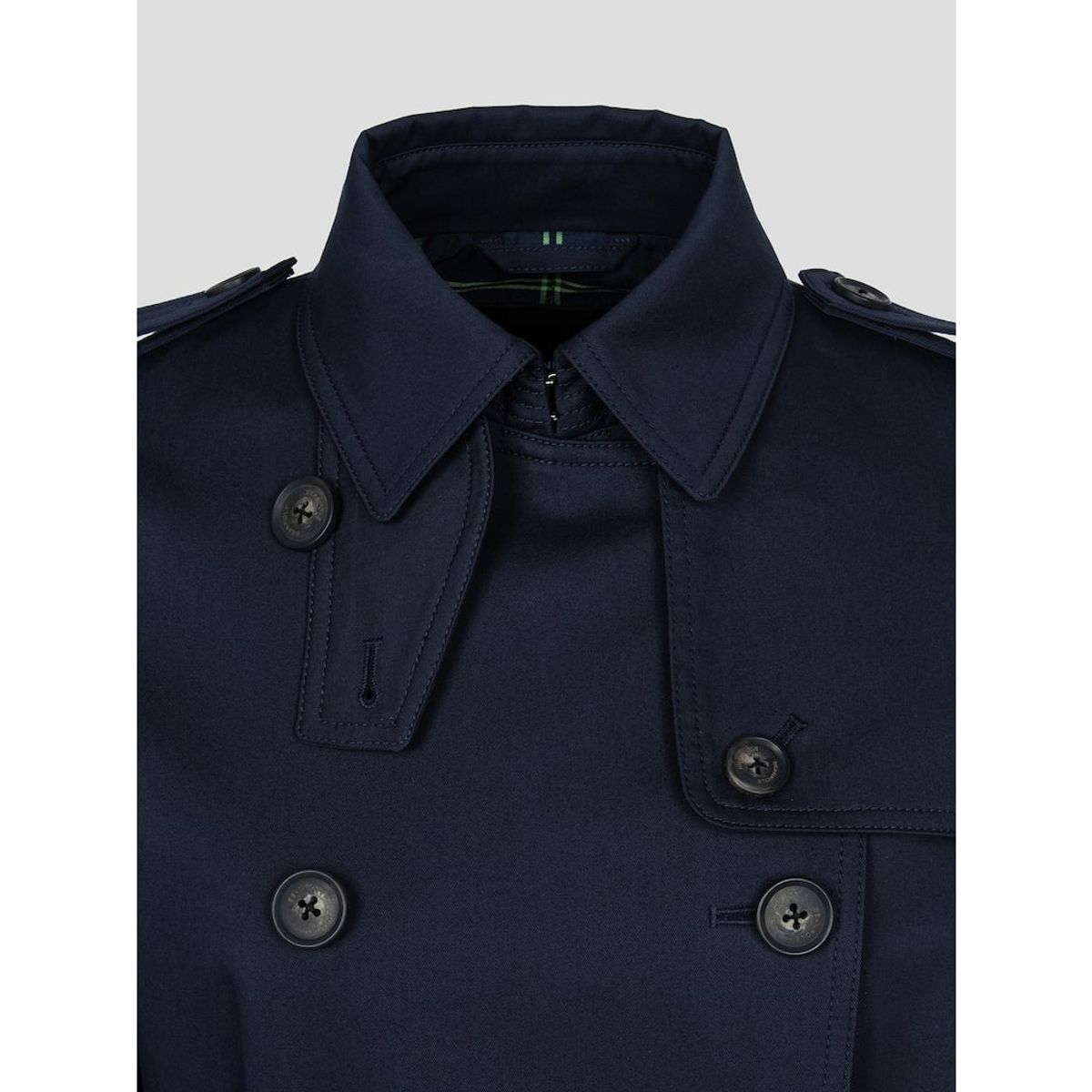 빈폴 레이디스(BEANPOLE LADIES) [Essential] 롱 트렌치 코트  네이비 (BF523TE01R)