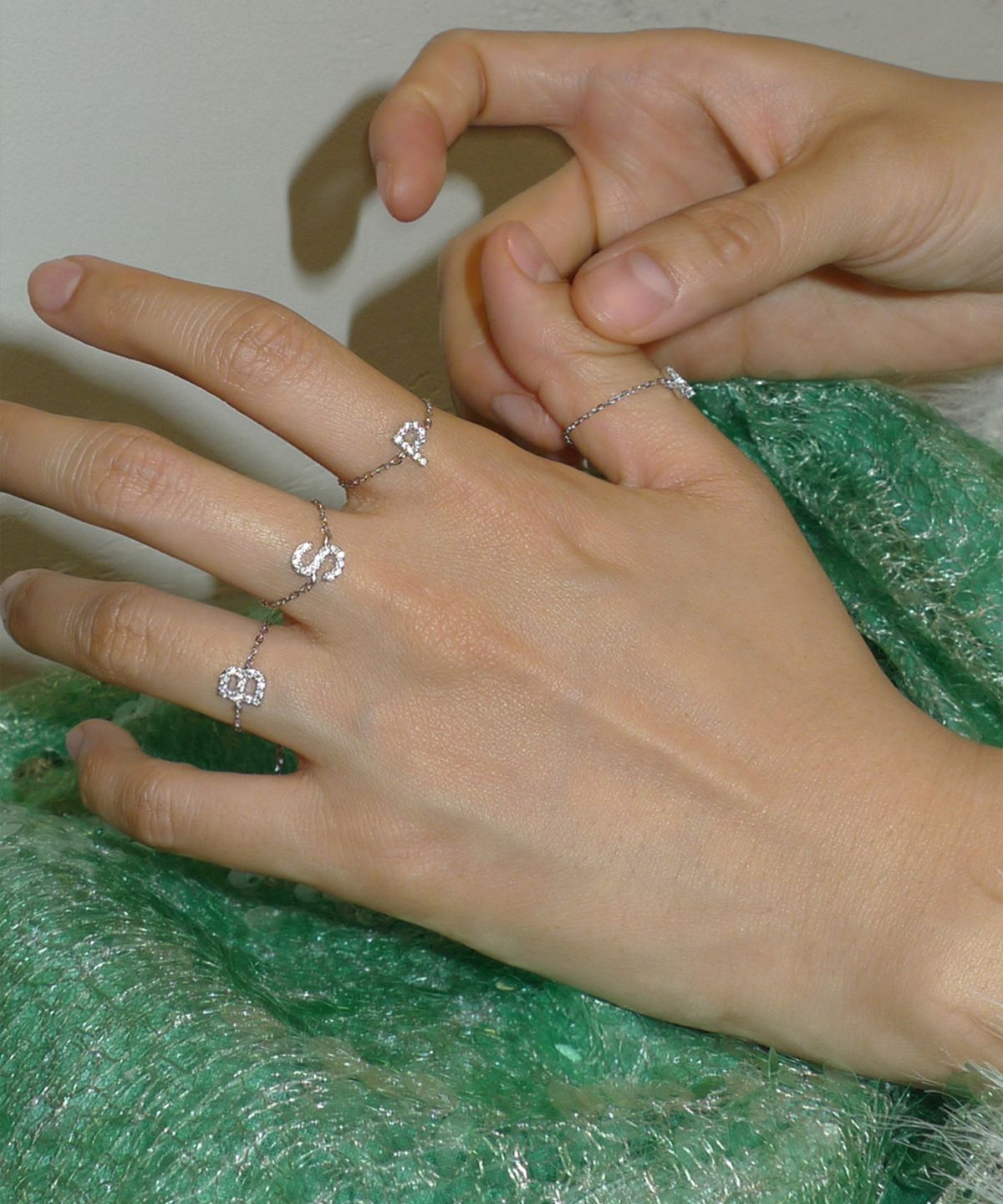 마르타(MARTA) 925 silver. Initial ring