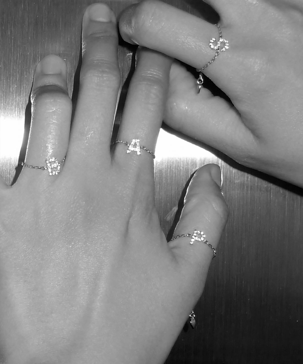 마르타(MARTA) 925 silver. Initial ring