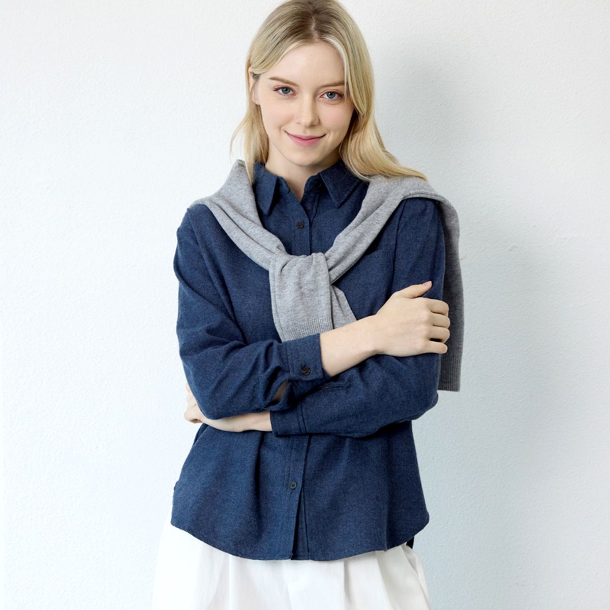 페이지플린(PAIGEFLYNN) 모던베이직카라셔츠 3종 택1_P5ASH001M