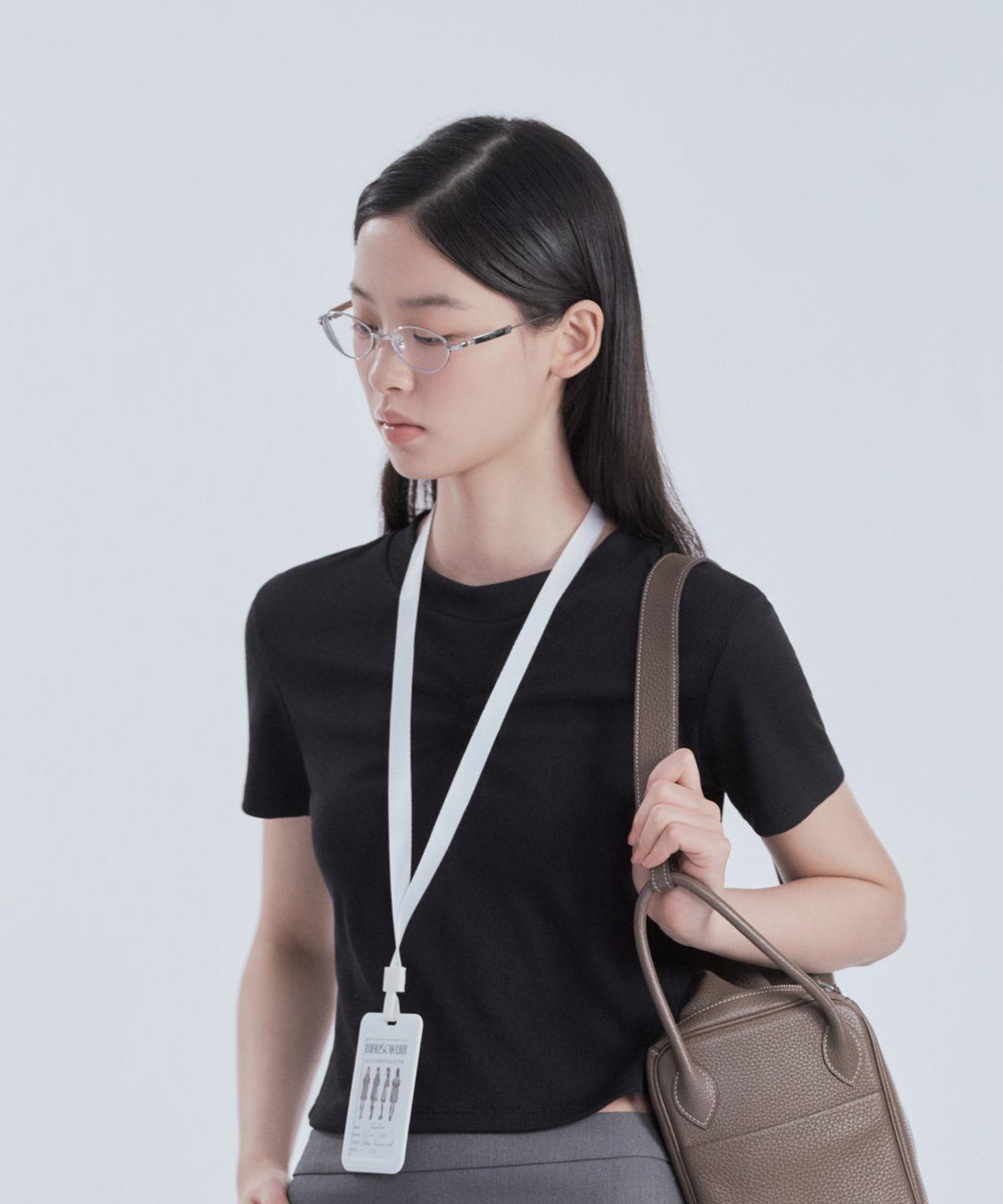 마우솔레움(MAU SOLEUM) Shell Arm Warmer Top Set - Black