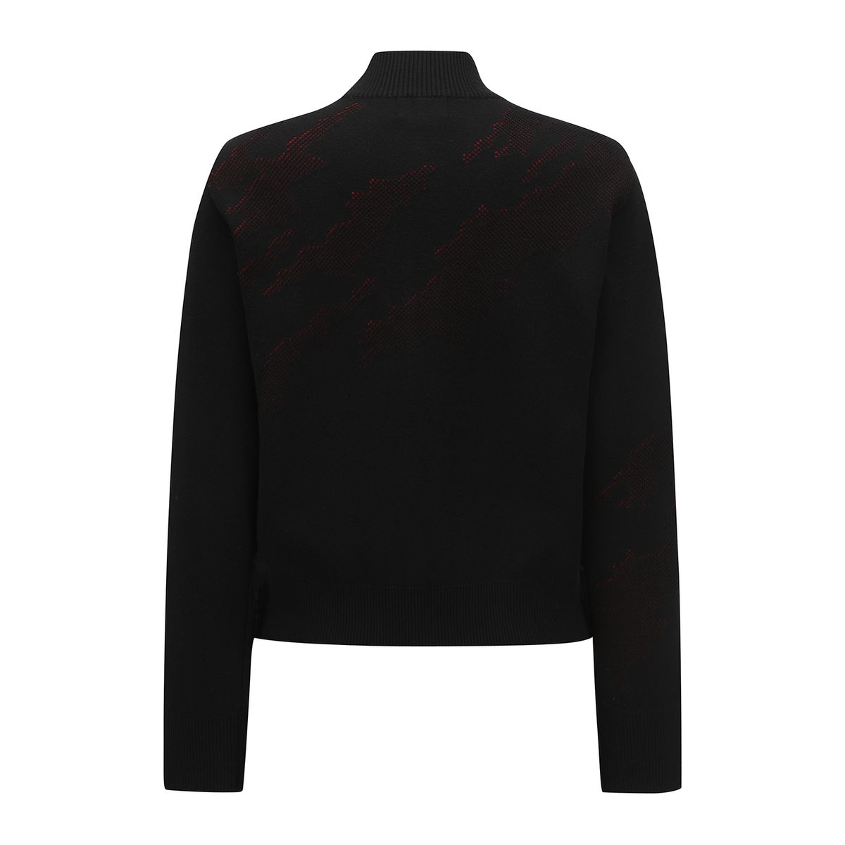 어뉴골프(ANEW GOLF) WOMEN SP CAMO PATTERN KNIT CARDIGAN_BK