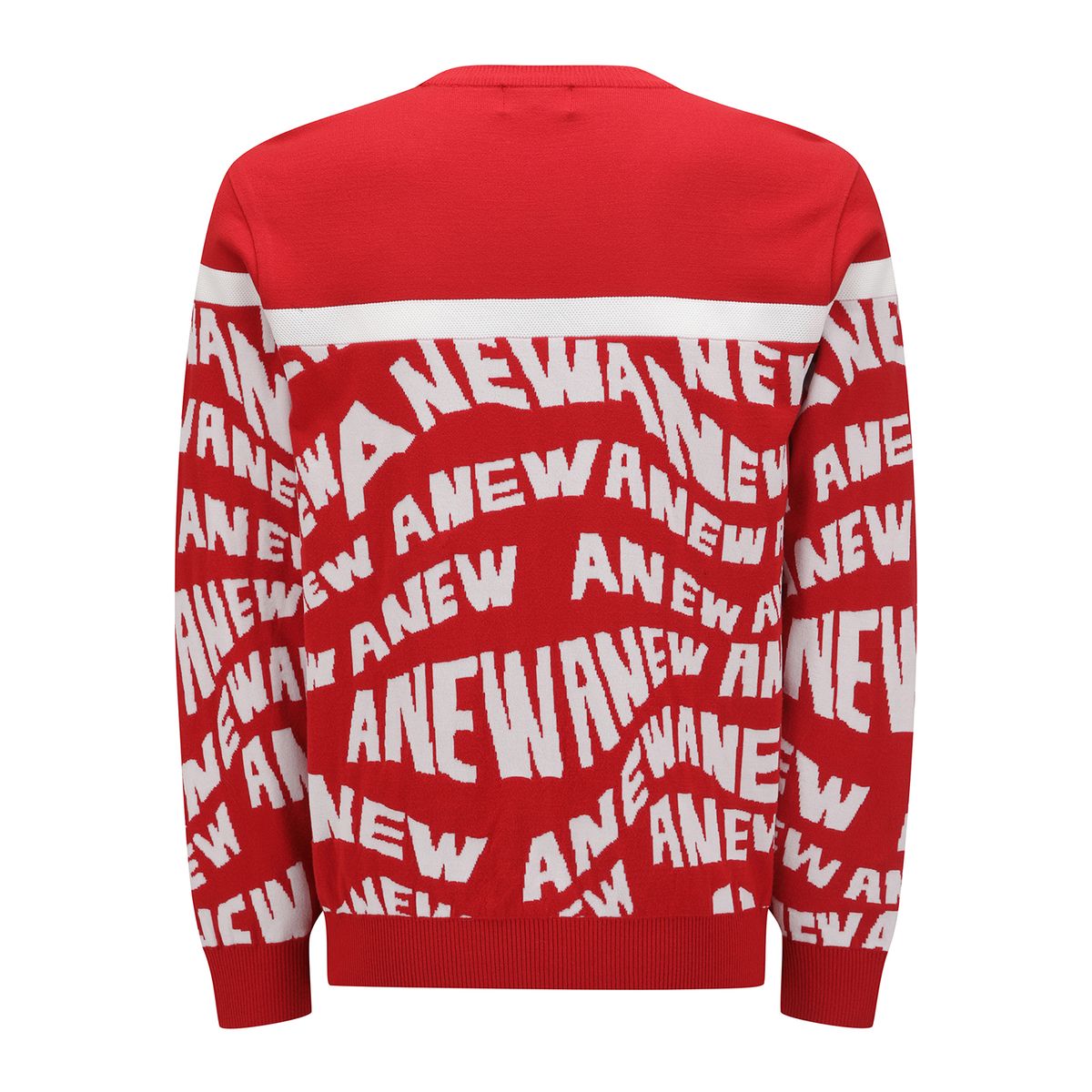 어뉴골프(ANEW GOLF) MEN SP LOGO PATTERN SWEATER_RE