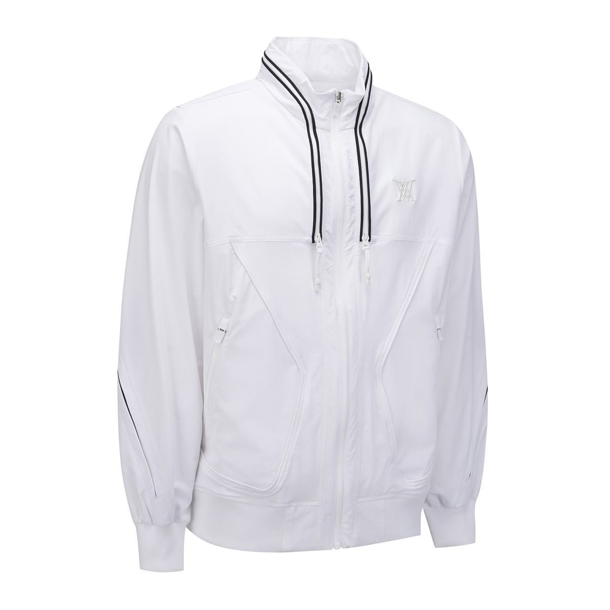 어뉴골프(ANEW GOLF) MEN SP HIDDEN HOOD MA-1 JACKET_WH