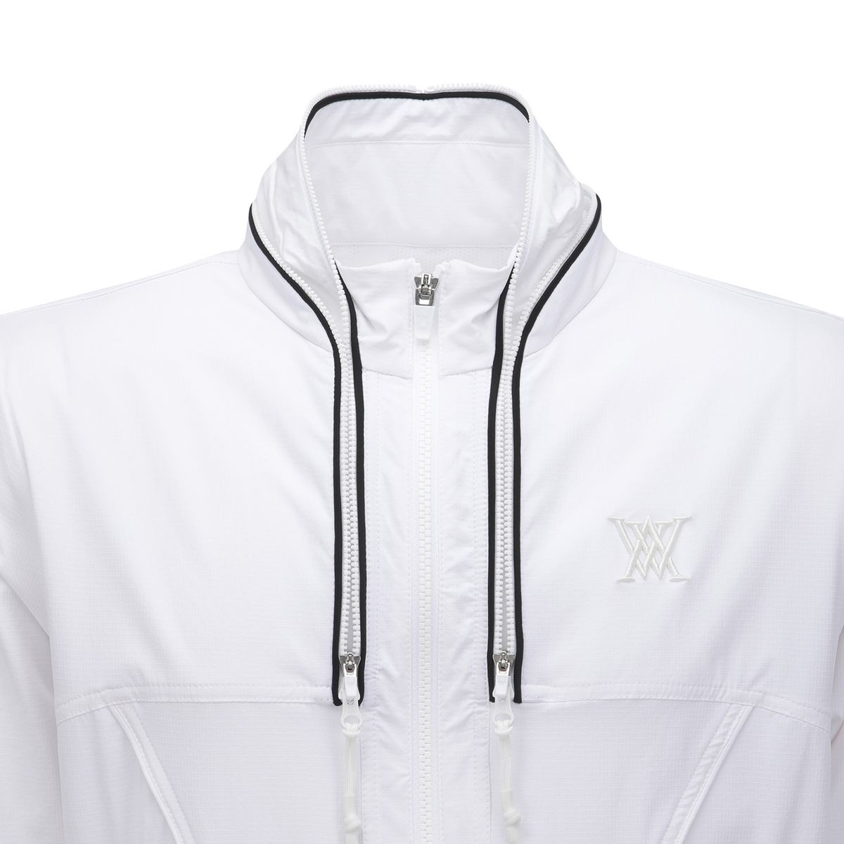 어뉴골프(ANEW GOLF) MEN SP HIDDEN HOOD MA-1 JACKET_WH