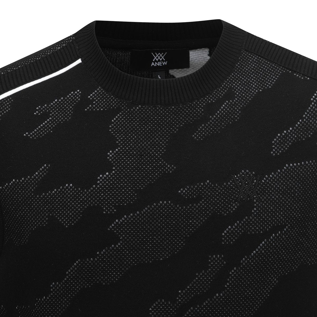 어뉴골프(ANEW GOLF) MEN SP CAMO PATTERN KNIT VEST_BK