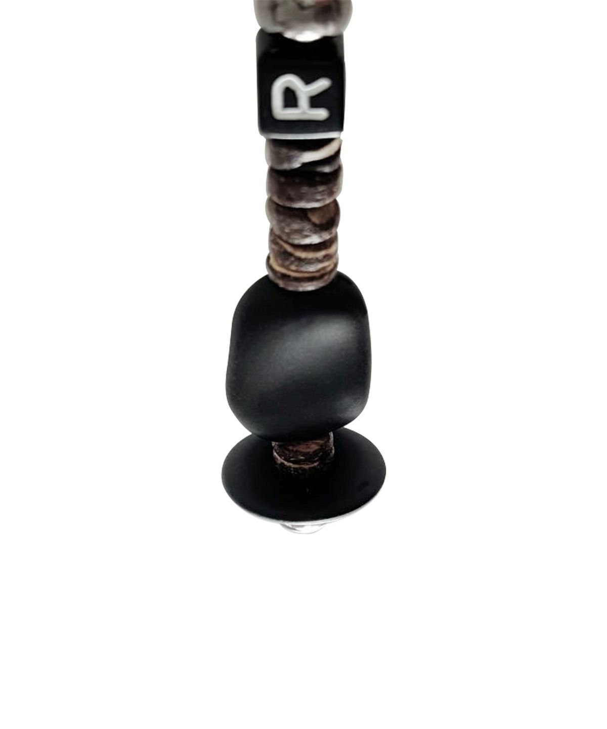 르브아시스(REVOIRSIS) nature beads bookmark dark brown