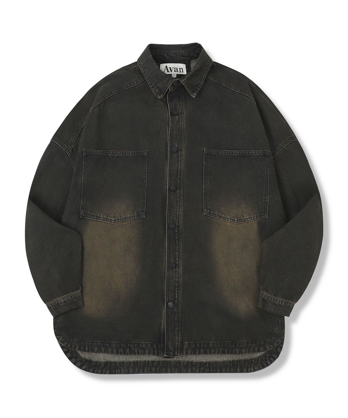 어반드레스(AVANDRESS) Buko Pocket Denim Shirt DEEP BLUE